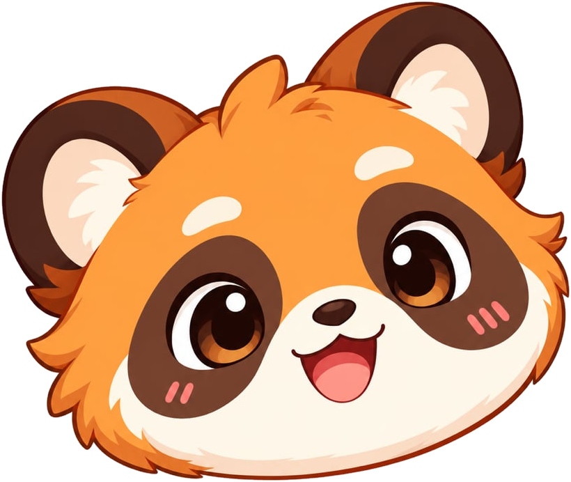 Momo, mascot gấu trúc đỏ của NihonGO